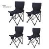 Легкий складной стул X-образной формы для улицы со сверхпрочной стальной рамой для кемпинга и пляжа