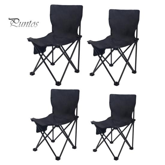 Легкий складной стул X-образной формы для улицы со сверхпрочной стальной рамой для кемпинга и пляжа