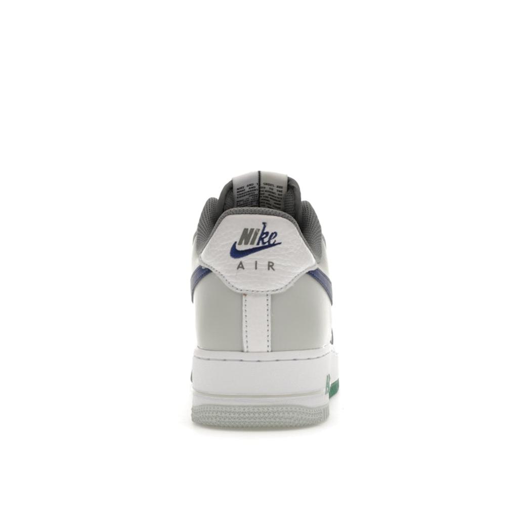 Nike Air Force 1 07 LV8 Split — светло-серебристые мужские кроссовки Deep Royal серо-белые дымчато-серые FD2592-001