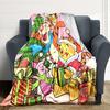 Christmas Winnie Pooh Party Blanket Soft Throw Blanket For Home Bedroom Bed Sofa Travel Office Solid Christmas Blanket