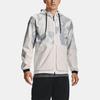 Under Armour Project Rock Zip Hoodie Тренировочная куртка Мужская верхняя одежда Агат-белый 1362759-112