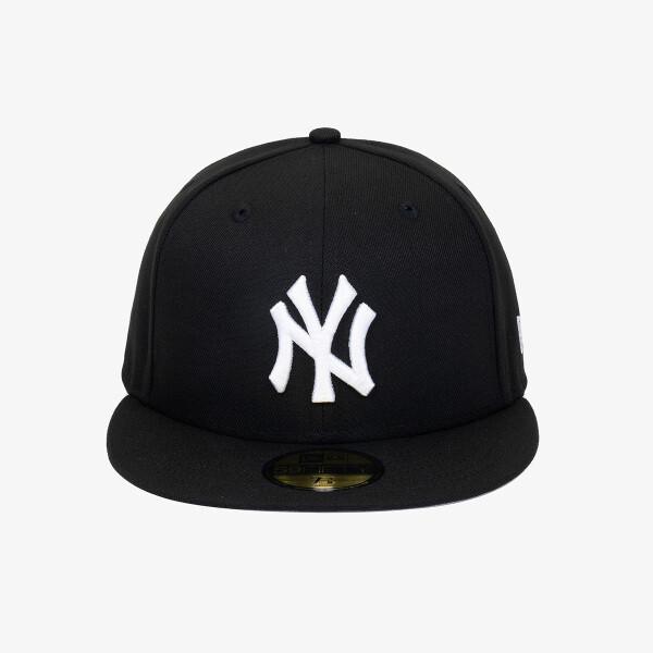 Кепка New Era New York Yankees Fitted Черно-белая 11591127