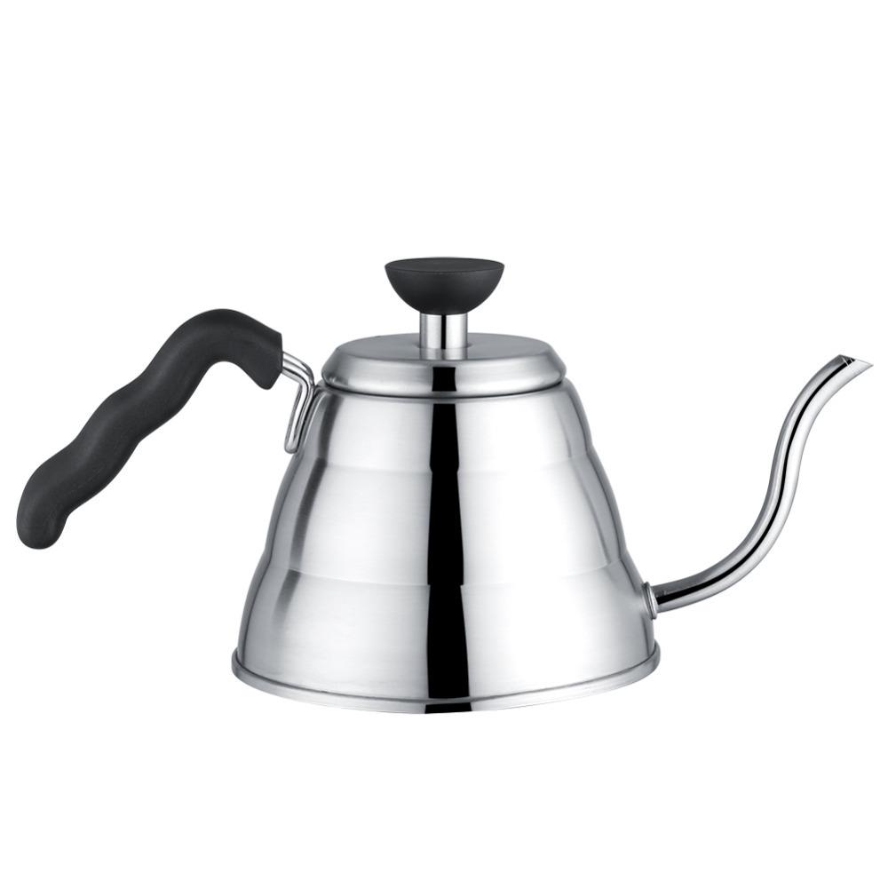 Gooseneck Shaped Gooseneck Kettle 1L Capacity Pour Over Kettle Hand Drip Pot Pour Over Coffee