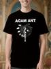 Adam Ant Винтажная футболка с графическим принтом Rock N Roll - Черная Ретро...