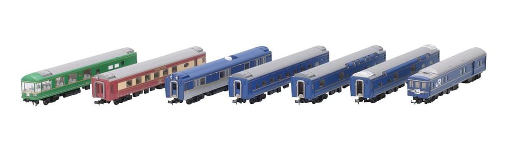 TOMIX N Gauge 24 Series 25 Type Express Sleeper Dream Space Hokutosei Set 92792 Модель пассажирского вагона железной дороги