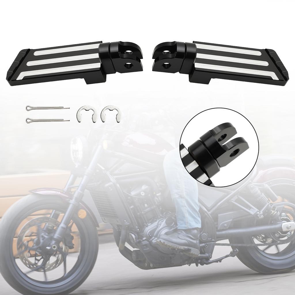 Front Footrests Foot Peg Fit for Rebel 1100 CM1100 CMX 1100 DCT/MT 2021-2023