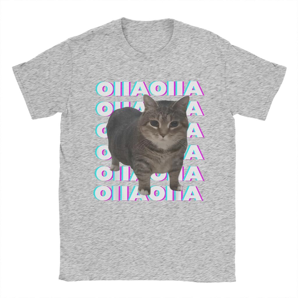 OIIA OIIA Spinning Cat Meme Glitch Disco мужская футболка забавные модные футболки с коротким рукавом и круглым воротником футболка хлопковая подарочная одежда
