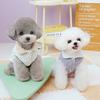 Autumn and Winter Plush Pocket Dog Clothes with Drawable Pocket Starlight Coat Teddy Dog Parkas with Plush Small Pet Clothes