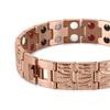 15mm Heavy Punk Rose Gold Color Magnetic Therapy Chain Bracelet Men Women Rock Black Stainless Steel Bike Health Bangle  Jewelry