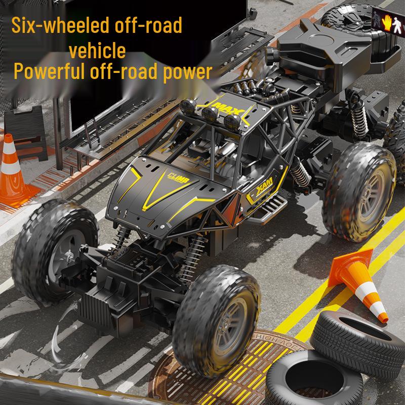 Игрушка внедорожный трюковой автомобиль с дистанционным управлением и приводом на шесть колес для детей