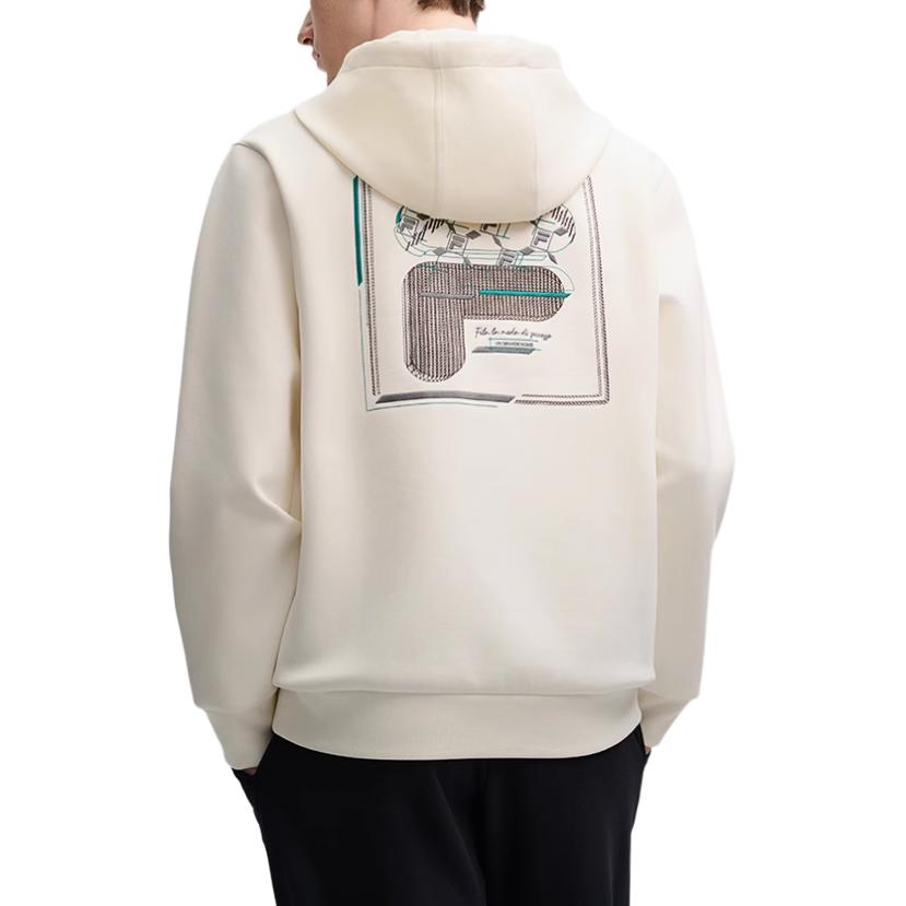 FILA Sweatshirt Men's Heron White F11M518204F-WT