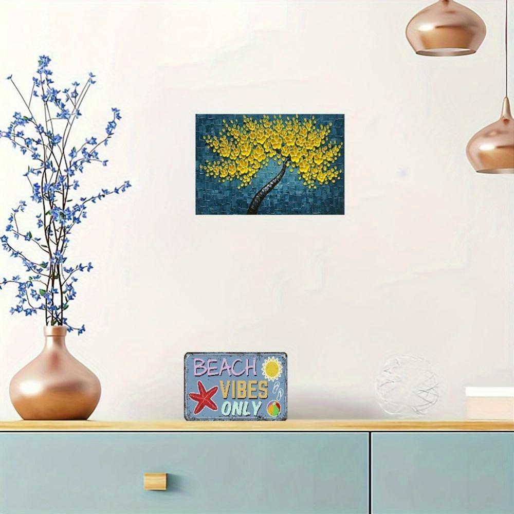 2D плоская деревянная 30*20 см Beach Vibes Only вывеска деревенский декор для дома ресторана бара и многого другого легко повесить табличку для использования в помещении/на улице