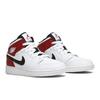 Кроссовки Air 1 Mid GS Chicago Retro Белые и Красные 554725-116