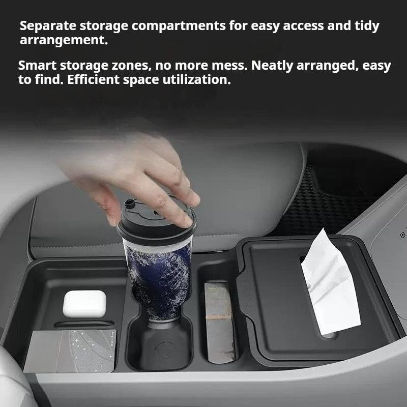 Для Geely EX2 Proton EMA S 5 Geome Star Wish 2025 2026 ТПЭ Многофункциональный Органайзер Нижняя Центральная Консоль Аксессуары Интерьера