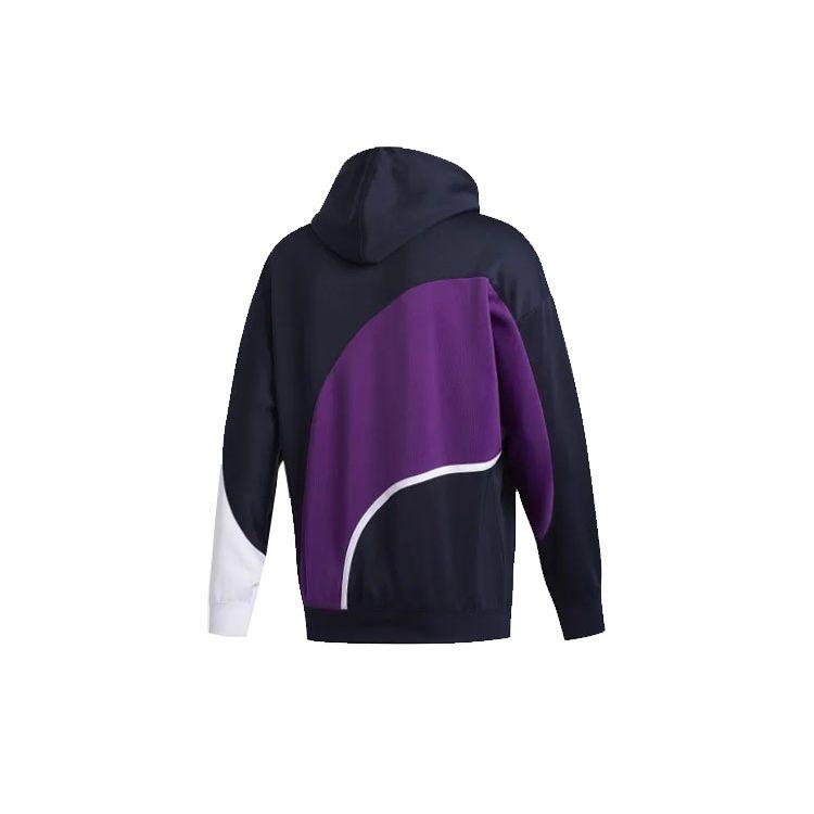 adidas Мужская толстовка с капюшоном Originals Series с градиентным логотипом Trefoil Топы Legend Ink FM1575