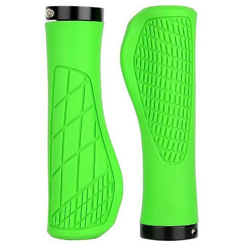 1 пара ручек для руля горного велосипеда, противоскользящие, удобные, фиксируемые, мягкие резиновые ручки для горного велосипеда, запчасти для велосипеда