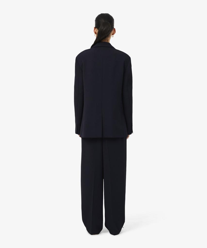 LACOSTE Women'S Fluid Pique Double-Pleat Pants Hf6850-56G Hde