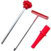 Black Tire Valve Tool Tire Accessory Easy Installation Process Ergonomic Handles Multiple Tools Included Robust Rubber Material