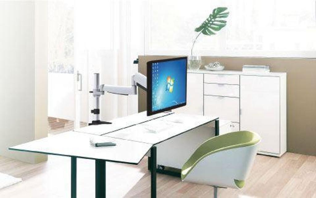 Тепличный ЖК-монитор с зажимом на рычаге, газовая пружина, 4-осевой GH-AMCA02