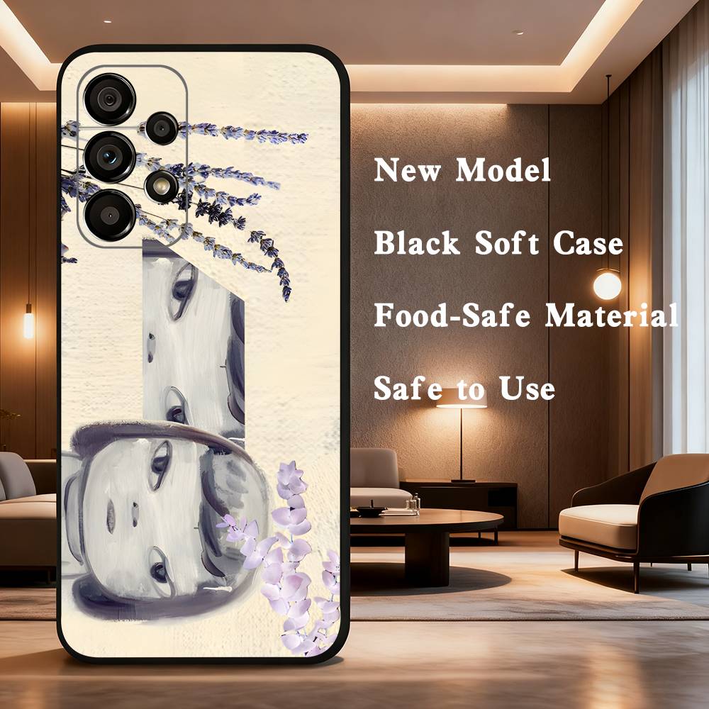A-Aya T-Takano Phone Case For Samsung Galaxy A73,31,32,72,41,53,52,71,22,5G,Note,J7,8,9 Soft Black Silicone Cover