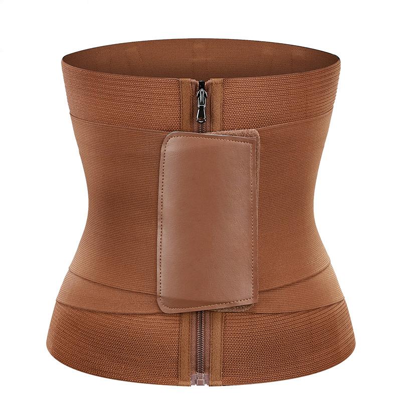 OEM/ODM Adjustable Waist Trainer Trimmer Support Fitness Tummy Slim Belt Custom logo Breathe Waist Trainer