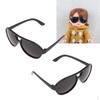 2 5см Кукольные Овальные Солнцезащитные Очки Очки Для Кукол Черные
