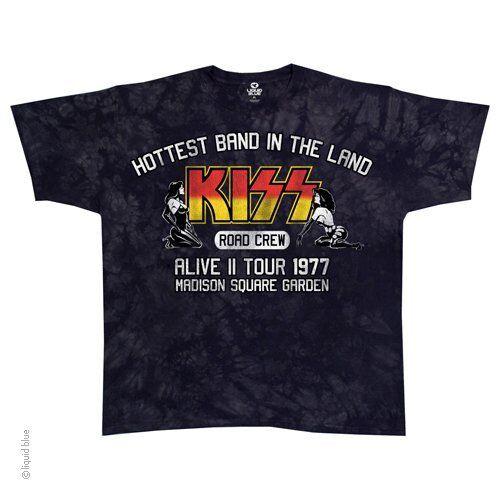 Kiss Road Crew 77 Hottest Band In The Land Tie Dye Unisex T-Shirt