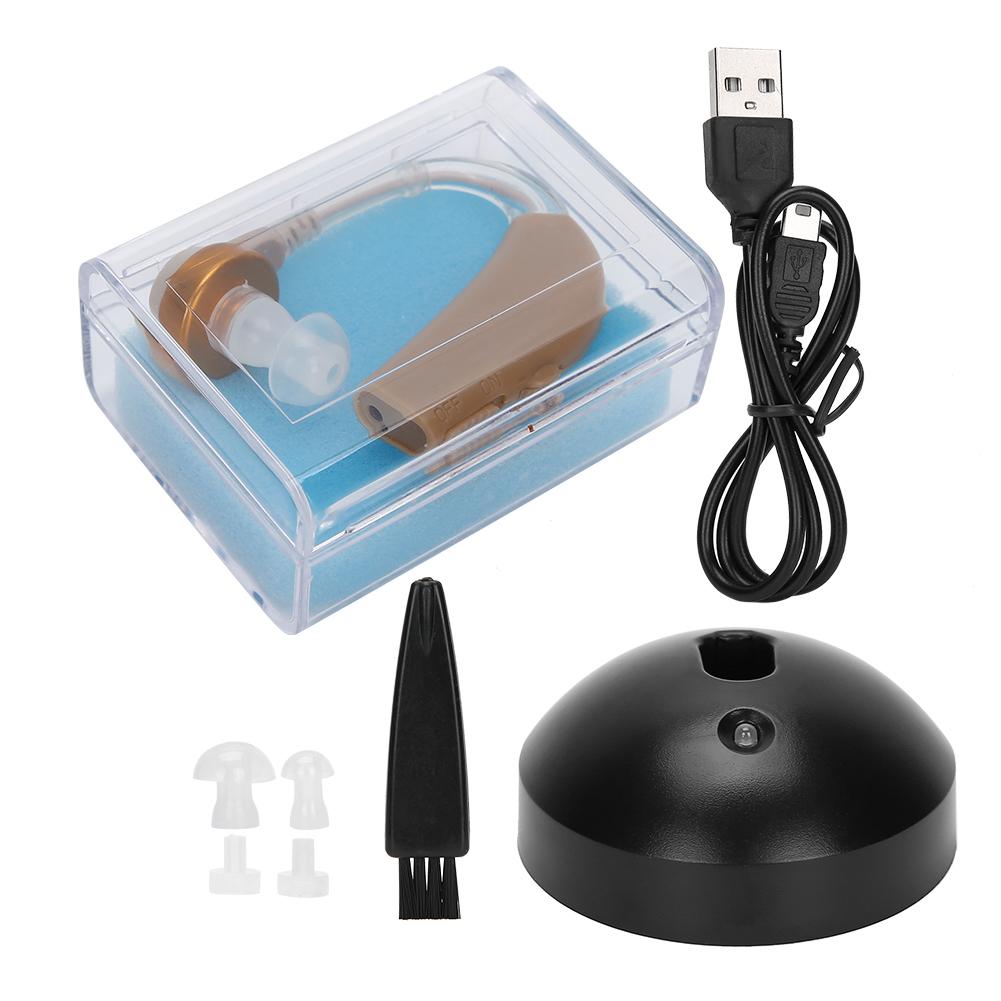 Усилитель слуха Перезаряжаемый беспроводной регулятор громкости слуховой аппарат для детей и взрослых