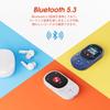 MECHEN MP3-плеер клипсового типа 64 ГБ музыкальный плеер для спорта Bluetooth музыкальный плеер FM подходит для спортзала белый встроенный 5.3