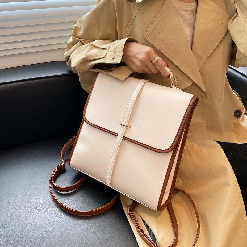 Retro Backpack for Women, New Fashion Schoolbag for Women, College Students, British College Style, Women's Backpack.