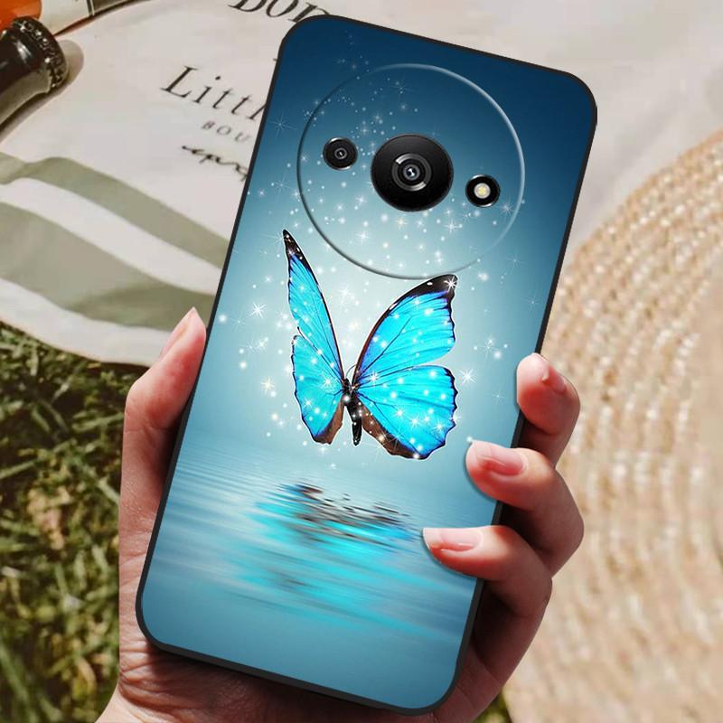 Чехол для Xiaomi Redmi A3, роскошный силиконовый чехол для телефона Redmi A3, полностью защитный чехол для Redmi A3 A 3 6.71" с мультяшным рисунком.