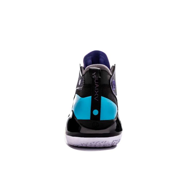 Li Ning Yu Shuai 15 Basketball Shoes Men Sneakers Black Blue ABAR043-8