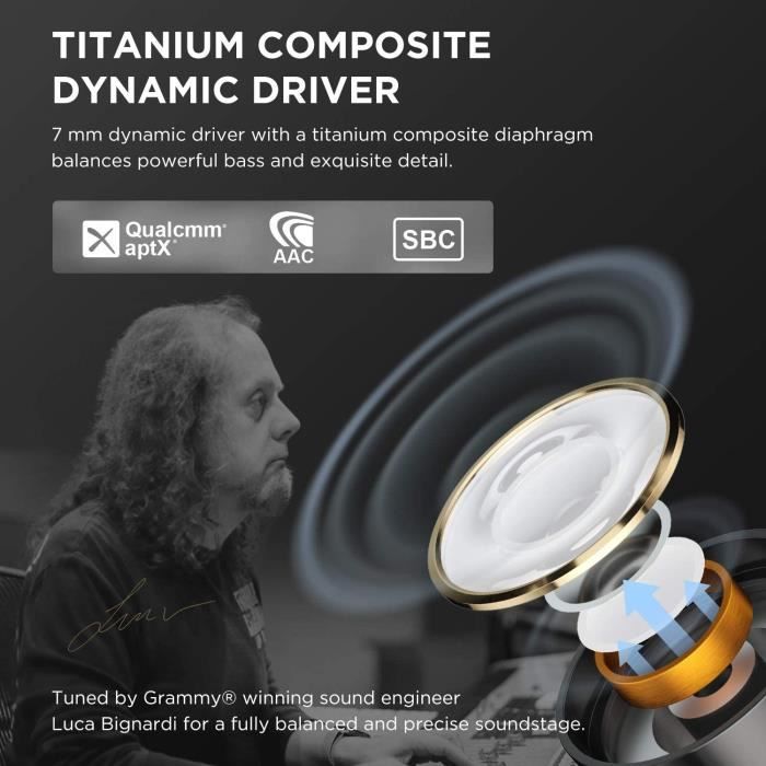 Wireless Earphones - 1MORE - Nubia Version - Bluetooth 5.0 - Sweat-resistant - In-ear