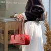 Red Bowling Bag Large Capacity Armpit Bag High Sense Niche Design Wedding Bag Fashion Pillow Bag Women