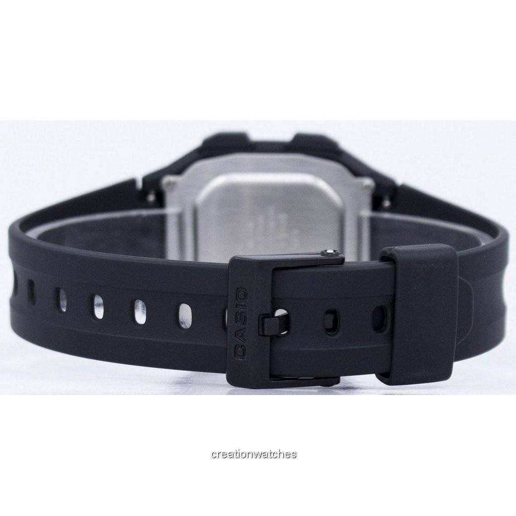 Casio Digital 5 Alarms Dual Time Illuminator F-201WA-9ADF F201WA-9ADF Мужские часы