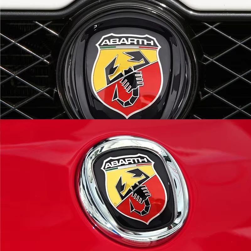 ABS Автомобильная Решетка Радиатора Капота Передняя Задний Значок Логотип Багажника Наклейка Для Abarth 500 Pulse Panda Tipo Strada 600 500L Mobi