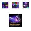 Яркий мини сценический магический диско-шар с вращающимся RGB DJ Party светодиодным светом