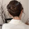 Wooden Chinese Style Hairpin Ancient Style Hanfu Headwear Retro Sandalwood Hair Stick  Girls