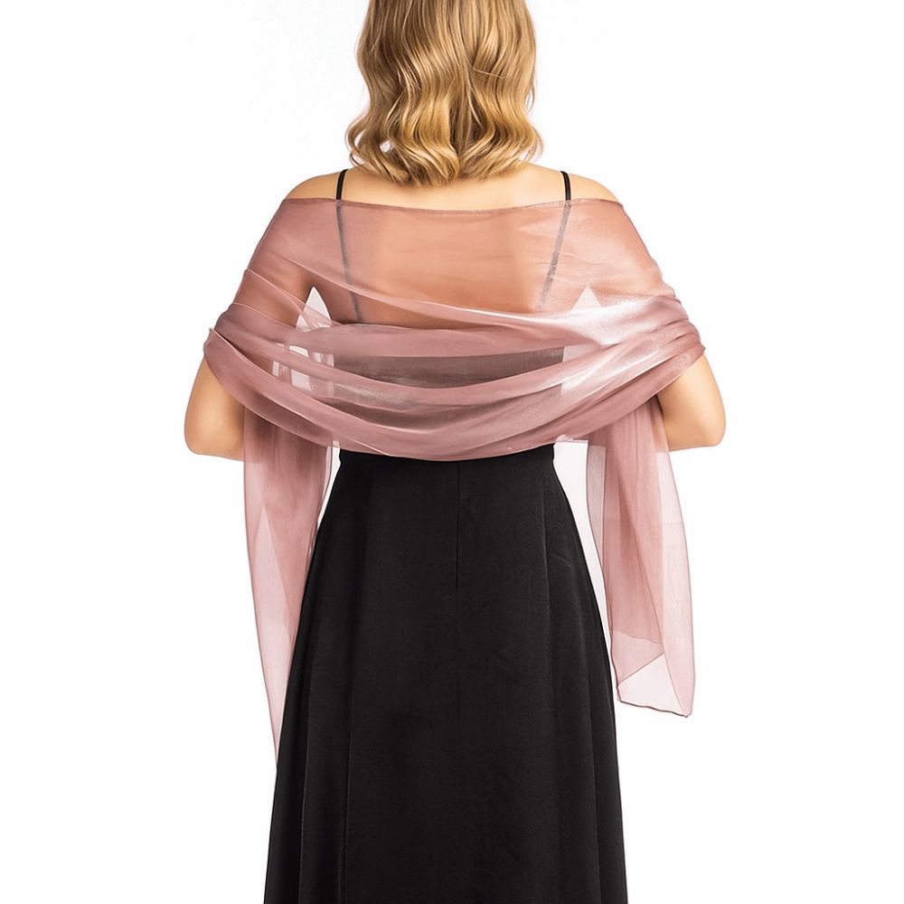 Silky Shawl Wedding Shawl Pure Color Party Capes Decoration Scarf Women Shawls Wraps Bridesmaid