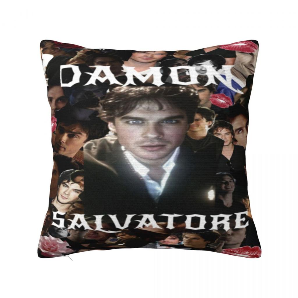 Наволочка Damon Salvatore Мерч Печать Чехол для Подушки Наволочки Домашний Декор Квадратный Разные Размеры