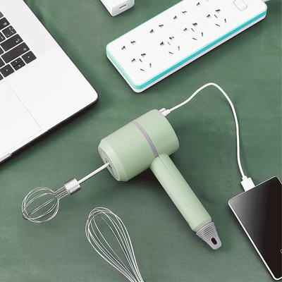 Электрическая взбивалка для яиц с зарядкой через USB, портативный миксер, мешалка, аксессуары для венчиков
