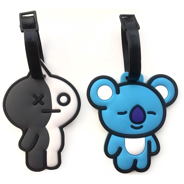 Бангтан Kpop Парни Бтс Bt21 Тата Чимми Куки Ар Джей Коя Манг Шуки Бирка для багажа