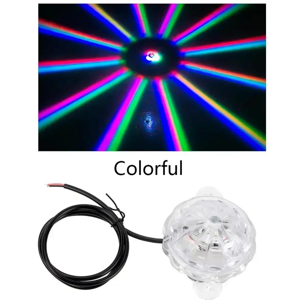 Светодиодный фонарь для шасси мотоцикла RGB, вспышка, стробоскоп, декоративный светильник для мотоцикла, универсальный светильник для мотоцикла 12 В