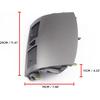 Dasbecan 55670-02160 Панель центральной консоли, воздуховод кондиционера, отделка console, комплект вентиляционных отверстий, совместимый с Toyota Corolla 2008 2009 2010 2011 2012 2013
