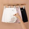 Летняя юбка-полуюбка для девочек Плиссированная юбка Детское однотонное летнее платье Короткая юбка Юбка для девочек