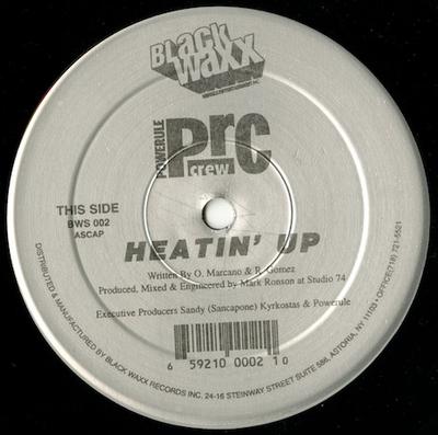 12-дюймовая пластинка POWERULE - Heatin' Up / P.R.I.S.M. BWS002 Black Waxx Musi 1998 US Рэп и Хип-хоп/R&B Б/У