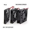 DC 5V 12v 24V 8cm 8010 8015 8025 3pin 4pin xh 2.54 cho'tkasiz sovutgich ventilyatori 80x25mm issiqlik tarqatuvchi radiator 80x10 80*15 kompyuter korpusi GPU uchun