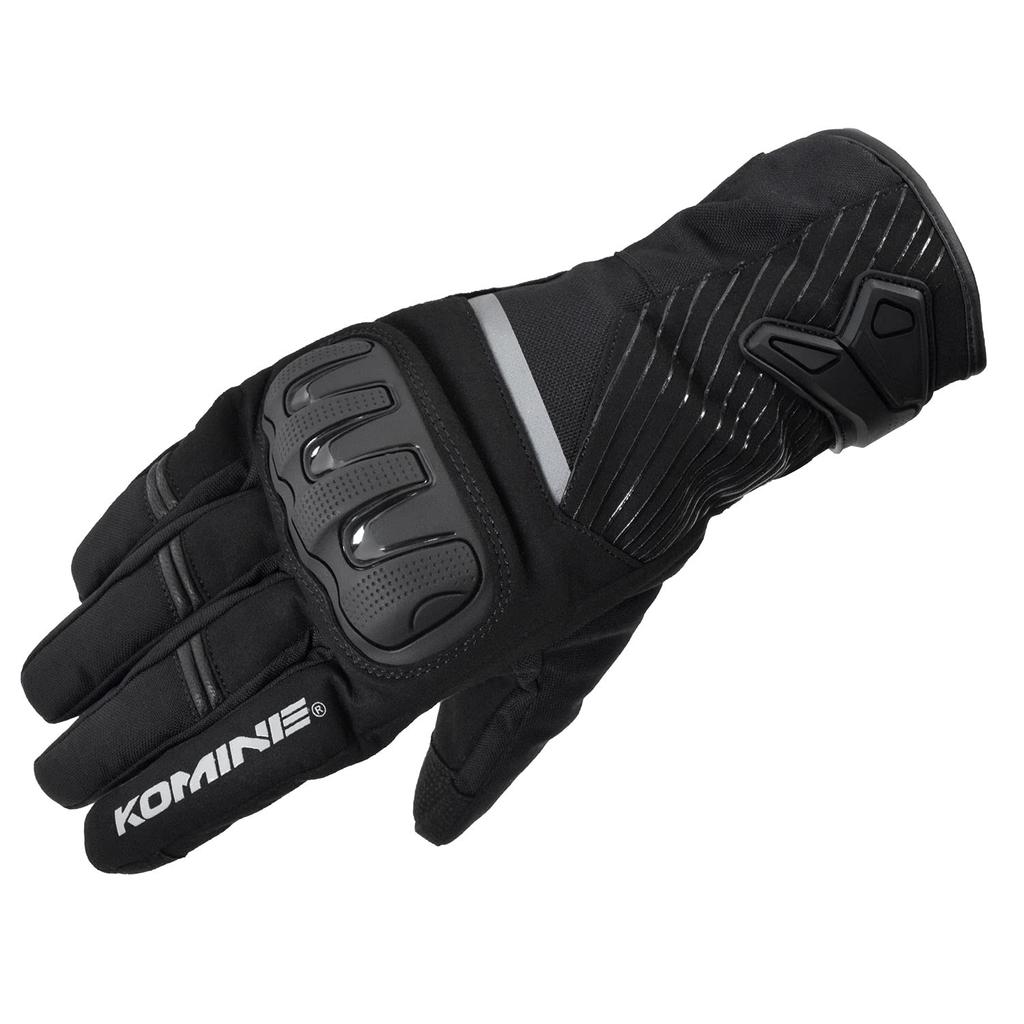 KOMINE Protective Winter Gloves for Motorcycles Black L GK-846