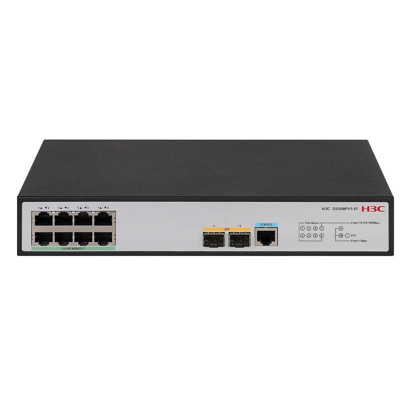 H3C S5008PV6-EI Gigabit Managed Layer 2 Enterprise Switch