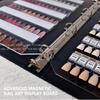 Новая палитра Магнитная Акриловая Цветовая Карточка-Образец Дисплейная Доска Книжка-Образцов Инструмент для Демонстрации Образцов Лака для Ногтей Клей Стиль Ношения Ногтей